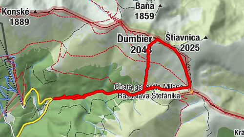 Trangoška-Chata M.R.Štefánika-Ďumbier-Trangoška