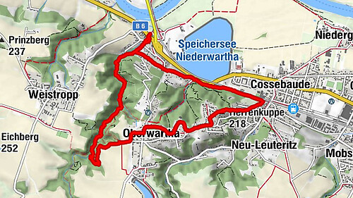 Niederwartha, Cossebaude