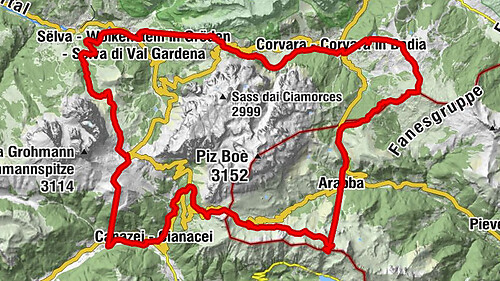 Sellaronda Mountainbike