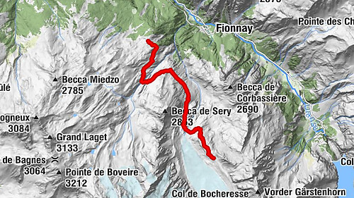 Von der Cabane Brunet zur Cabane FXB Panossière