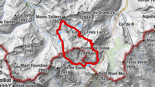 Les cols du Grand-St-Bernard