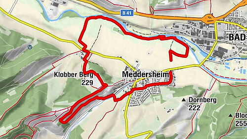 Tour rund um Meddersheim