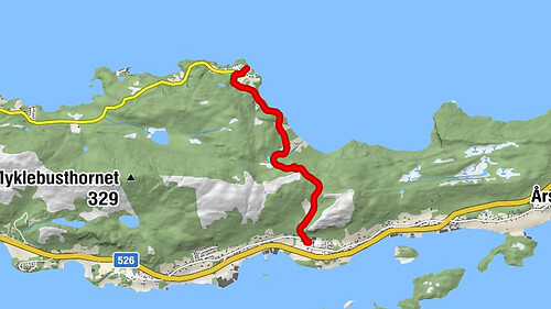 Ålesund - Kleiva - Volstad - Lorgja