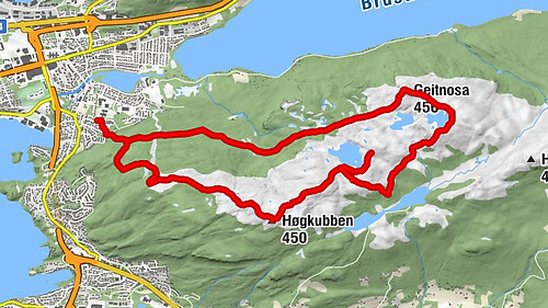 Ålesund - Høgkubben - Geitnosa