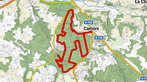Camors - Penhér Kreïz - Petit Langroëz - Locoal Camors