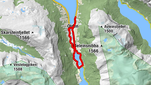 Mølla Gjestehus - Olden - Øyra - Olden kyrkje