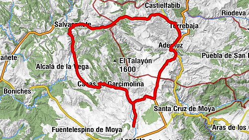 Huertos de Moya - El Arrabal - Iglesia de Santa Elena - Ermita Virgen de la Huerta