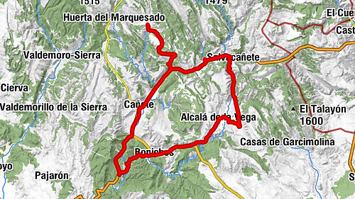 Tejadillos - Salinas del Manzano - Salvacañete - El Cubillo
