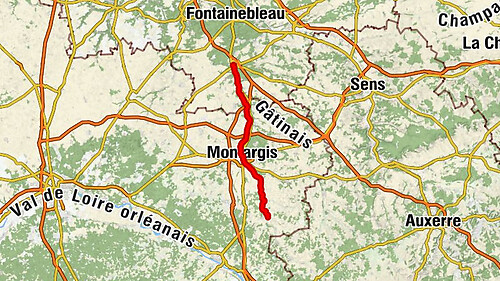 Nemours - Chalette-sur-Loing - Montargis - Faubourg du Puyrault