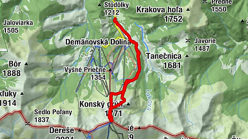 Demänovská dolina/Lúčky - Chopok