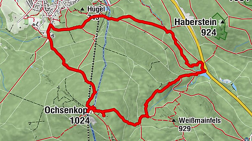 Via Weißmainquelle zum Ochsenkopf über Naturpfad zurück